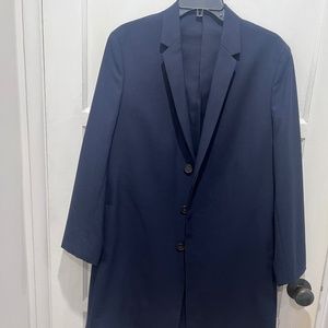 COZ Mens Navy Car Coat / 40 R